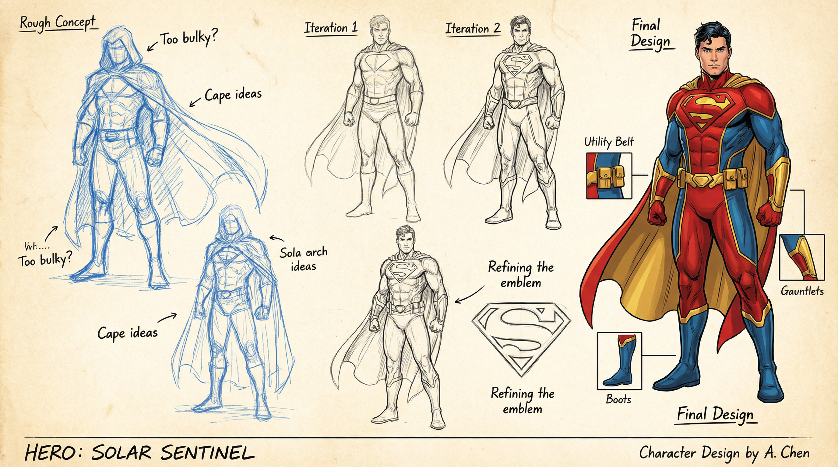 Evolution of a Hero: Character Design